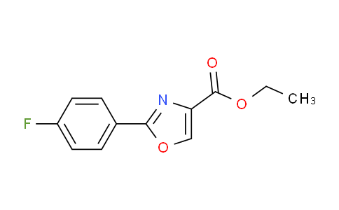 CAS No. 132089-42-0, ethyl 2-(4-fluorophenyl)oxazole-4-carboxylate