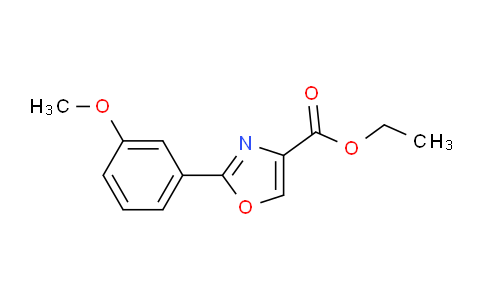 CAS No. 132089-44-2, ethyl 2-(3-methoxyphenyl)oxazole-4-carboxylate