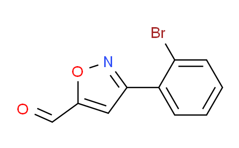 CAS No. 869496-61-7, 3-(2-bromophenyl)isoxazole-5-carbaldehyde