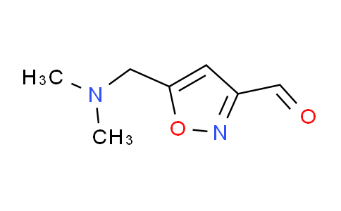 CAS No. 893749-69-4, 5-((dimethylamino)methyl)isoxazole-3-carbaldehyde