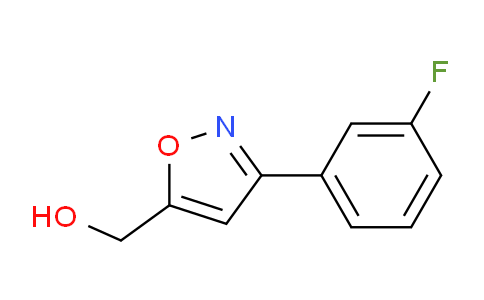 CAS No. 954240-02-9, (3-(3-fluorophenyl)isoxazol-5-yl)methanol