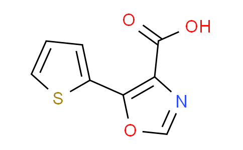 CAS No. 143659-15-8, 5-(thiophen-2-yl)oxazole-4-carboxylic acid