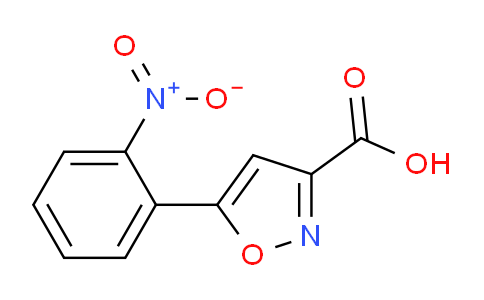 CAS No. 1232028-11-3, 5-(2-nitrophenyl)isoxazole-3-carboxylic acid