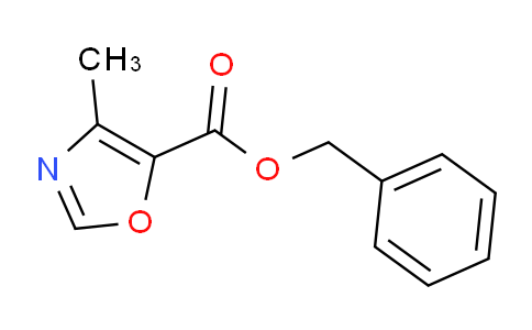 CAS No. 1071676-06-6, benzyl 4-methyloxazole-5-carboxylate