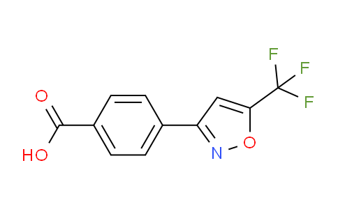 CAS No. 1124198-95-3, 4-(5-(trifluoromethyl)isoxazol-3-yl)benzoic acid