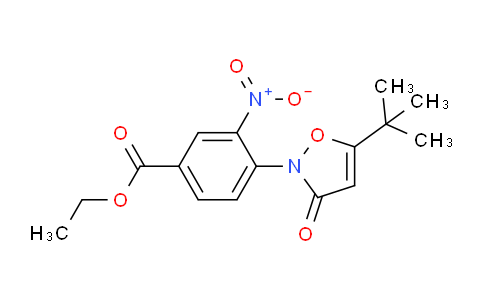 CAS No. 118938-21-9, ethyl 4-(5-(tert-butyl)-3-oxoisoxazol-2(3H)-yl)-3-nitrobenzoate