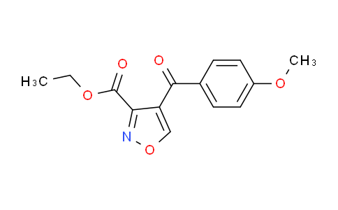 CAS No. 952182-69-3, Ethyl 4-(4-methoxybenzoyl)-3-isoxazolecarboxylate