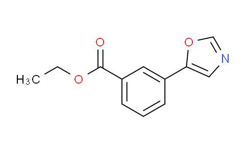 CAS No. 1261268-84-1, Ethyl 3-(1,3-oxazol-5-yl)benzoate