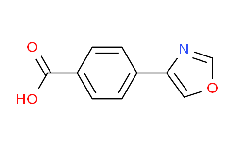 CAS No. 856905-23-2, 4-(oxazol-4-yl)benzoic acid