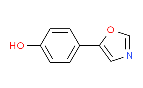 CAS No. 1128-71-8, 4-(Oxazol-5-yl)phenol