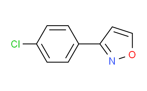CAS No. 31301-39-0, 3-(4-Chlorophenyl)isoxazole