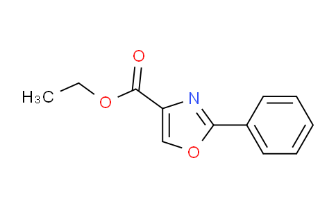 CAS No. 39819-39-1, Ethyl 2-phenyl-1,3-oxazole-4-carboxylate