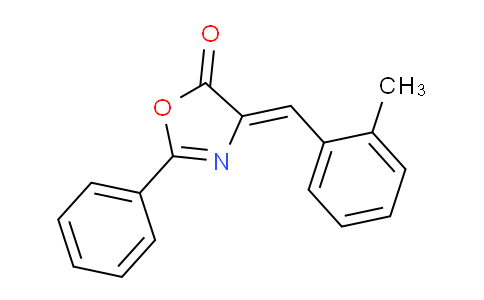 CAS No. 53949-13-6, (Z)-4-(2-methylbenzylidene)-2-phenyloxazol-5(4H)-one