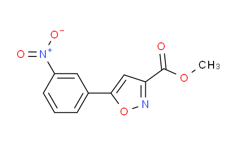 CAS No. 517870-18-7, Methyl 5-(3-nitrophenyl)isoxazole-3-carboxylate
