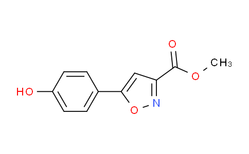 CAS No. 60640-71-3, Methyl 5-(4-hydroxyphenyl)isoxazole-3-carboxylate