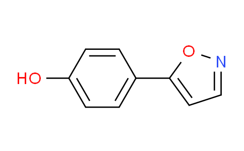 CAS No. 502658-76-6, 4-(isoxazol-5-yl)phenol