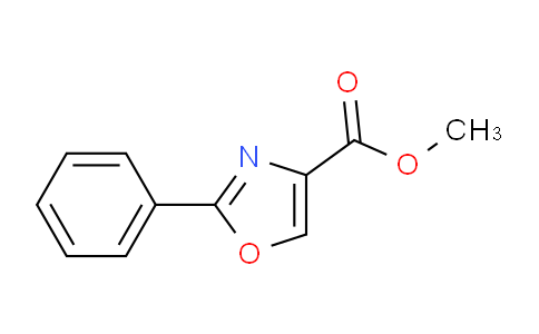 CAS No. 59171-72-1, 2-Phenyl-oxazole-4-carboxylic acid methyl ester