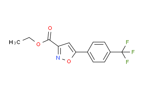 CAS No. 613240-18-9, ethyl 5-(4-(trifluoromethyl)phenyl)isoxazole-3-carboxylate
