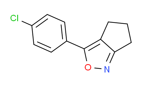 CAS No. 61054-31-7, 3-(4-chlorophenyl)-5,6-dihydro-4H-cyclopenta[c]isoxazole