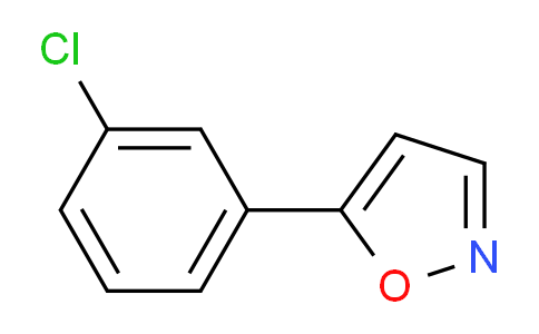 CAS No. 7064-34-8, 5-(3-Chlorophenyl)isoxazole