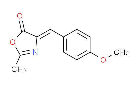 CAS No. 71198-72-6, (Z)-4-(4-methoxybenzylidene)-2-methyloxazol-5(4H)-one