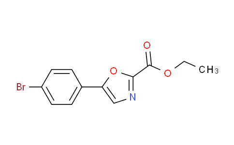 CAS No. 72571-05-2, ethyl 5-(4-bromophenyl)oxazole-2-carboxylate