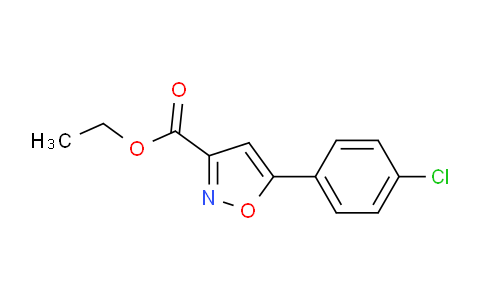 CAS No. 81282-12-4, Ethyl 5-(4-chlorophenyl)isoxazole-3-carboxylate