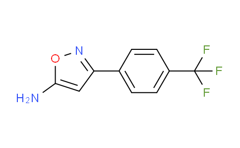 CAS No. 81465-84-1, 3-(4-(Trifluoromethyl)phenyl)isoxazol-5-amine
