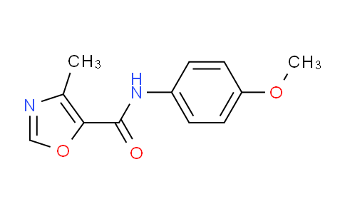 CAS No. 847399-76-2, N-(4-methoxyphenyl)-4-methyloxazole-5-carboxamide