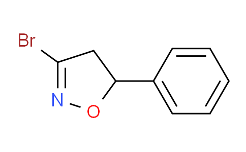 CAS No. 86256-88-4, 3-Bromo-5-phenyl-4,5-dihydroisoxazole