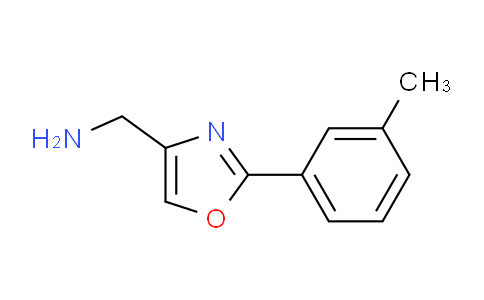 CAS No. 885273-21-2, (2-(m-Tolyl)oxazol-4-yl)methanamine