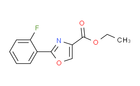 CAS No. 885274-78-2, 2-(2-Fluoro-phenyl)-oxazole-4-carboxylic acid ethyl ester