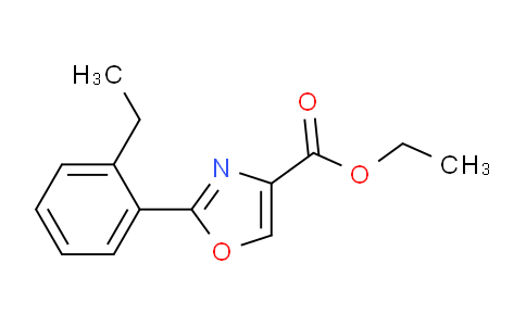 CAS No. 885274-58-8, 2-(2-Ethyl-phenyl)-oxazole-4-carboxylic acid ethyl ester