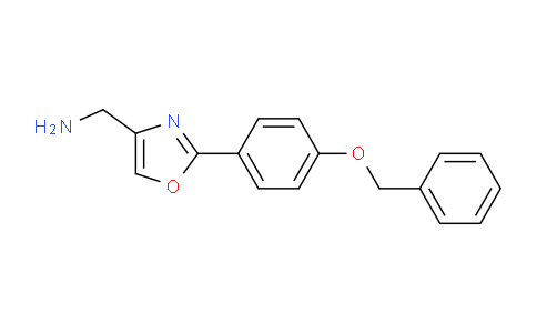 CAS No. 885273-44-9, (2-(4-(Benzyloxy)phenyl)oxazol-4-yl)methanamine