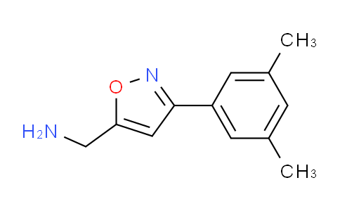 CAS No. 885273-62-1, C-[3-(3,5-Dimethyl-phenyl)-isoxazol-5-yl]-methylamine