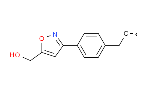 CAS No. 885273-68-7, [3-(4-Ethyl-phenyl)-isoxazol-5-yl]-methanol