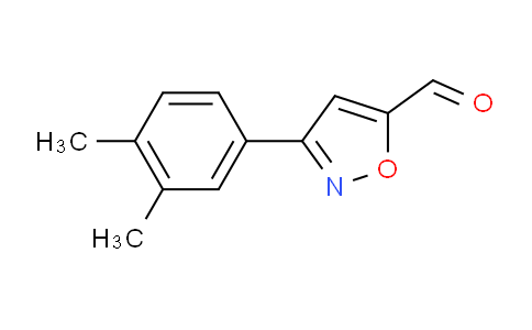 CAS No. 885273-72-3, 3-(3,4-Dimethyl-phenyl)-isoxazole-5-carbaldehyde