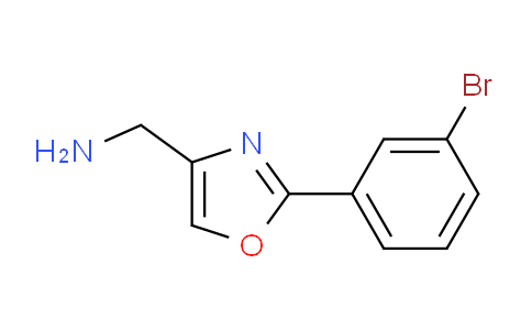 CAS No. 885273-09-6, (2-(3-Bromophenyl)oxazol-4-yl)methanamine