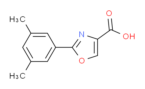CAS No. 885273-74-5, 2-(3,5-Dimethyl-phenyl)-oxazole-4-carboxylic acid