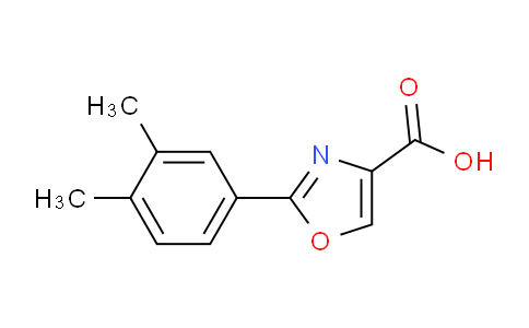 CAS No. 885273-82-5, 2-(3,4-Dimethyl-phenyl)-oxazole-4-carboxylic acid