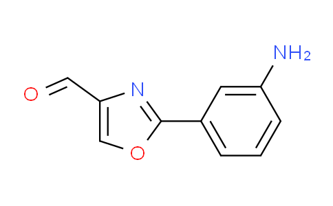 CAS No. 885274-76-0, 2-(3-Amino-phenyl)-oxazole-4-carbaldehyde