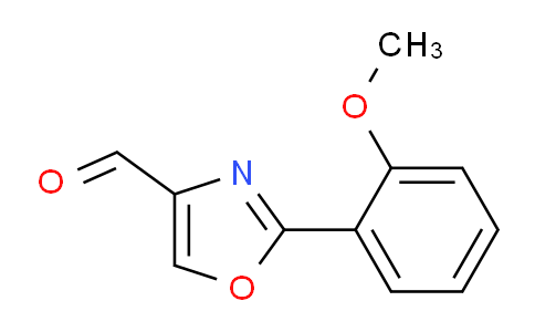 CAS No. 885274-27-1, 2-(2-Methoxy-phenyl)-oxazole-4-carbaldehyde