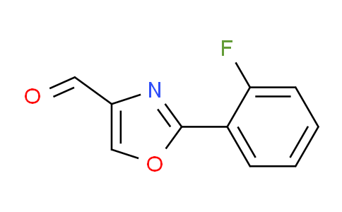 CAS No. 885274-37-3, 2-(2-Fluoro-phenyl)-oxazole-4-carbaldehyde