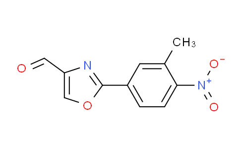 CAS No. 885274-46-4, 2-(3-Methyl-4-nitro-phenyl)-oxazole-4-carbaldehyde