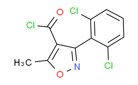 CAS No. 4462-55-9, 3-(2,6-Dichlorophenyl)-5-methylisoxazole-4-carbonyl chloride