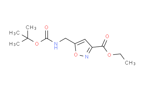CAS No. 253196-37-1, Ethyl 5-(((tert-butoxycarbonyl)amino)methyl)isoxazole-3-carboxylate