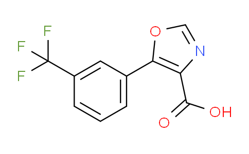 CAS No. 253315-30-9, 5-[3-(Trifluoromethyl)phenyl]-1,3-oxazole-4-carboxylic acid