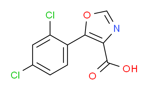 CAS No. 255876-52-9, 5-(2,4-Dichlorophenyl)oxazole-4-carboxylic acid