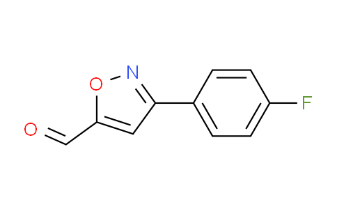 CAS No. 251912-65-9, 3-(4-Fluoro-phenyl)-isoxazole-5-carbaldehyde