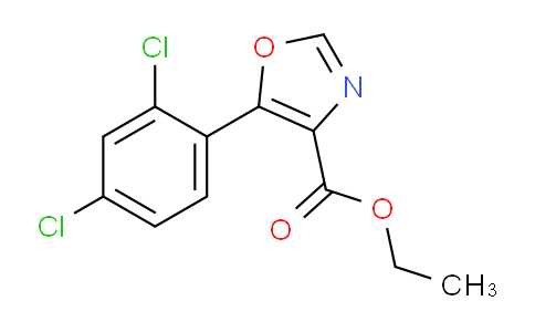 CAS No. 254749-13-8, Ethyl 5-(2,4-dichlorophenyl)oxazole-4-carboxylate